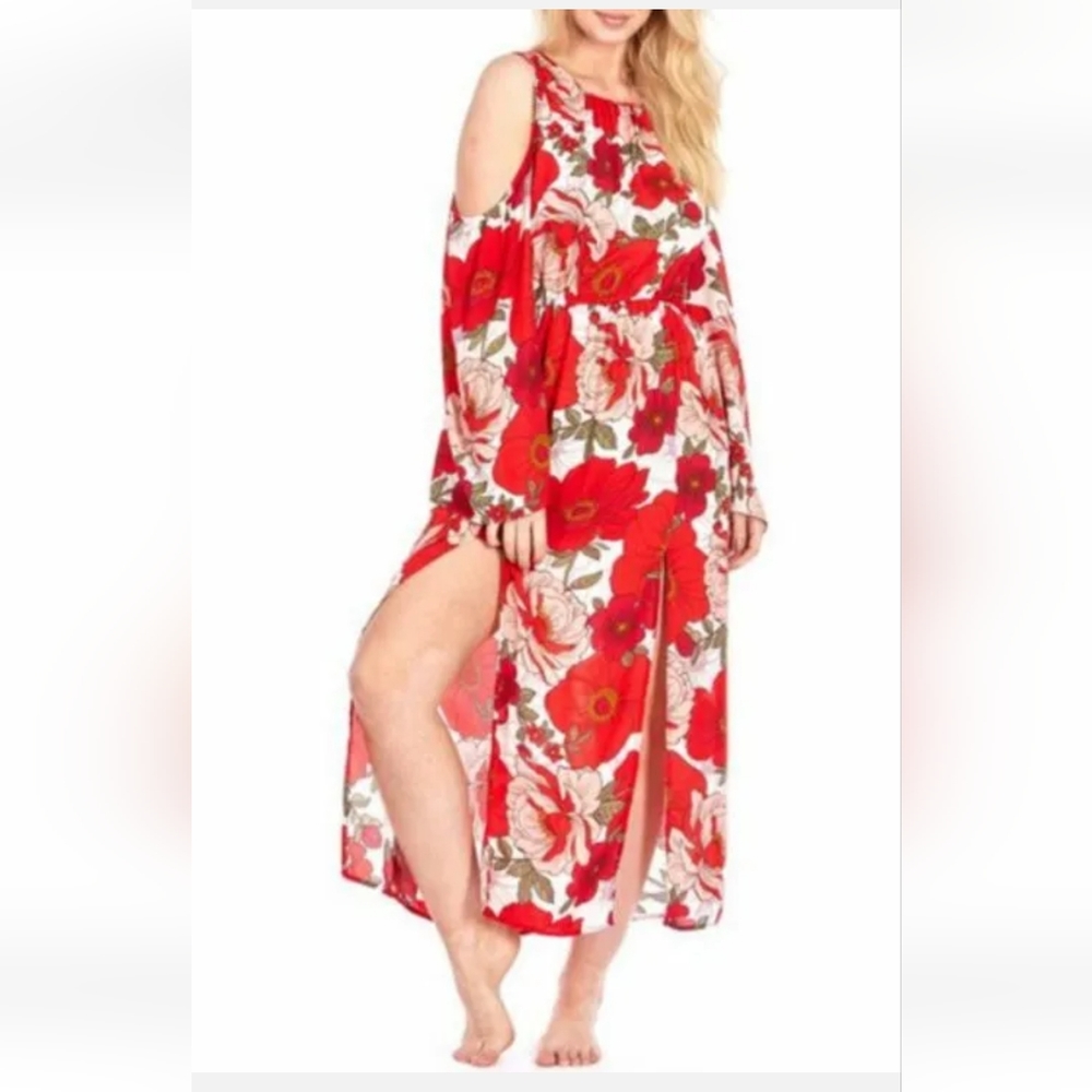 Go Coco floral maxi dress